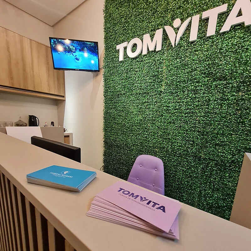 Recepção da clínica TomVita